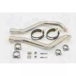 XT 660 XT660X XT660R 2004-2016 Kit Silencieux Ovale Noir En Inox 300mm