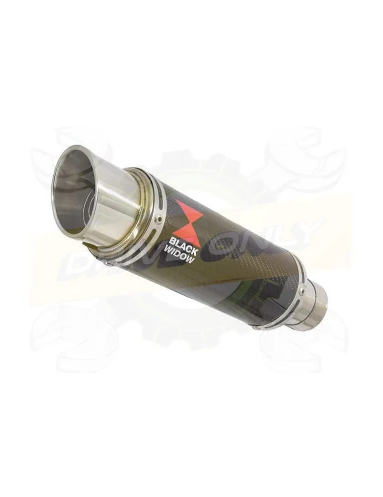 ZX10R ZX10-R E8F E9F E10F 08 09 10 Tube de raccord & Silencieux GP Rond En Carbone 230mm