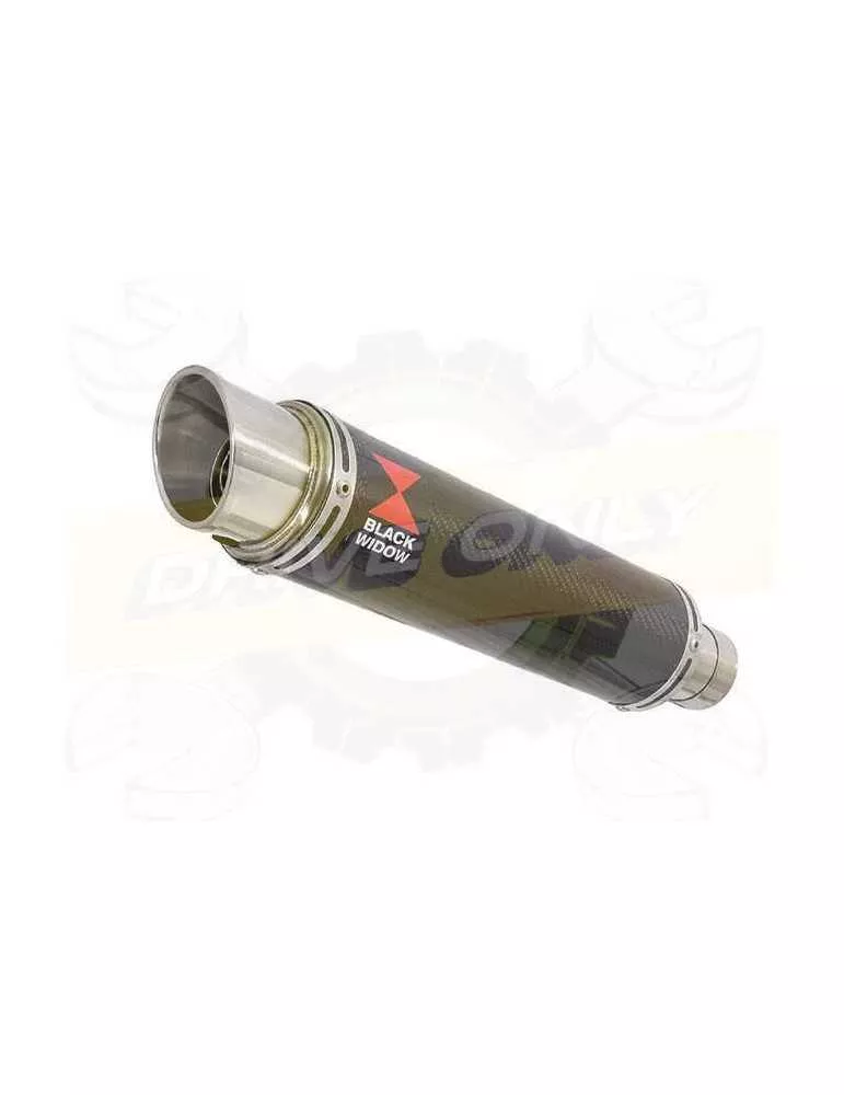 ZX10R ZX10-R E8F E9F E10F 08 09 10 Decata / Tube de raccord & Silencieux GP Rond En Carbone Kit 350mm
