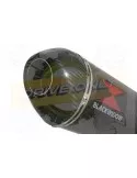 ZX10R ZX10-R E8F E9F E10F 08 09 10 Decata / Tube de raccord & Silencieux Ovale En Carbone 400mm