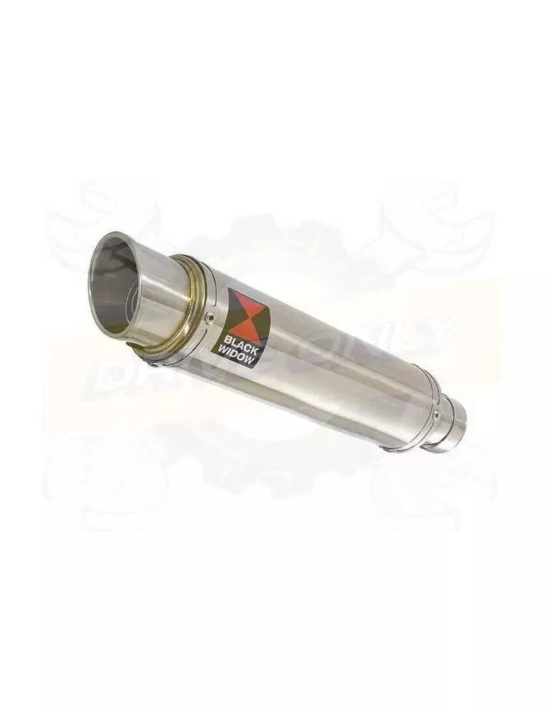 ZX10R ZX10-R E8F E9F E10F 08 09 10 Decata / Tube de raccord & Silencieux Rond GP Style en Inox 350mm