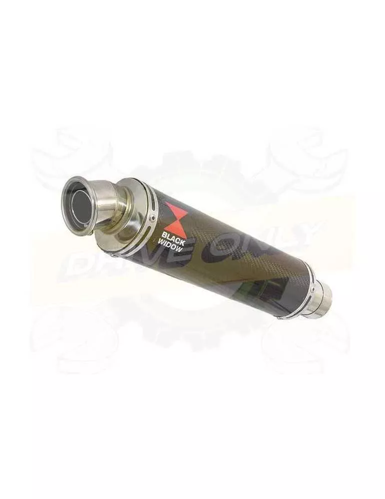 ZX10R ZX10-R E8F E9F E10F 08 09 10 Decata / Tube de raccord & Silencieux Rond En Carbone 350mm