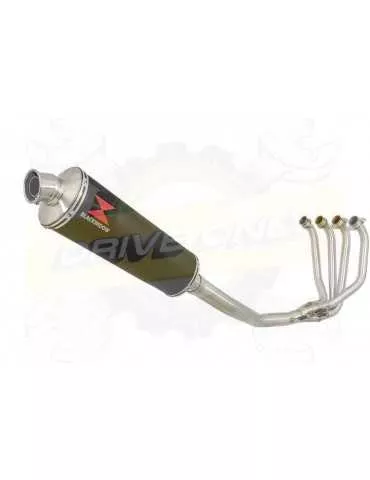 ZRX1100 ZRX 1100 Ligne complètes & Ovale Noir Silencieux En Inox 400mm