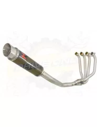 ZRX1100 ZRX 1100 Ligne complètes & Silencieux GP Rond En Carbone 360mm