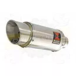 Vespa GTV 250 ie 60 2007 Ligne complète & Silencieux Rond En Inox 200mm