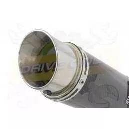 Vespa GTV 250 ie 60 2007 Ligne complète & Silencieux Rond En Carbone 200mm