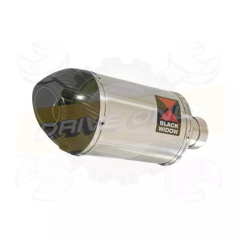 Vespa GTV 250 ie 60 2007 Ligne complète & Silencieux Ovale En Inox + Canule En Carbone 200mm