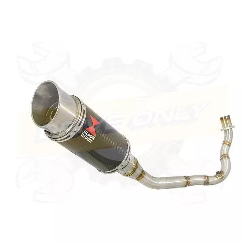 Vespa LX 150 IE (3V) Ligne complète & Silencieux Rond En Carbone 200mm