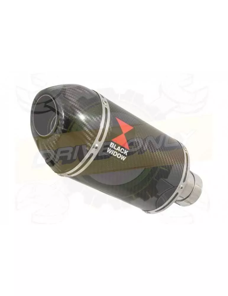 KTM 200 Duke 2011-2016 Decata Silencieux Kit & Silencieux Ovale En Carbone 200mm