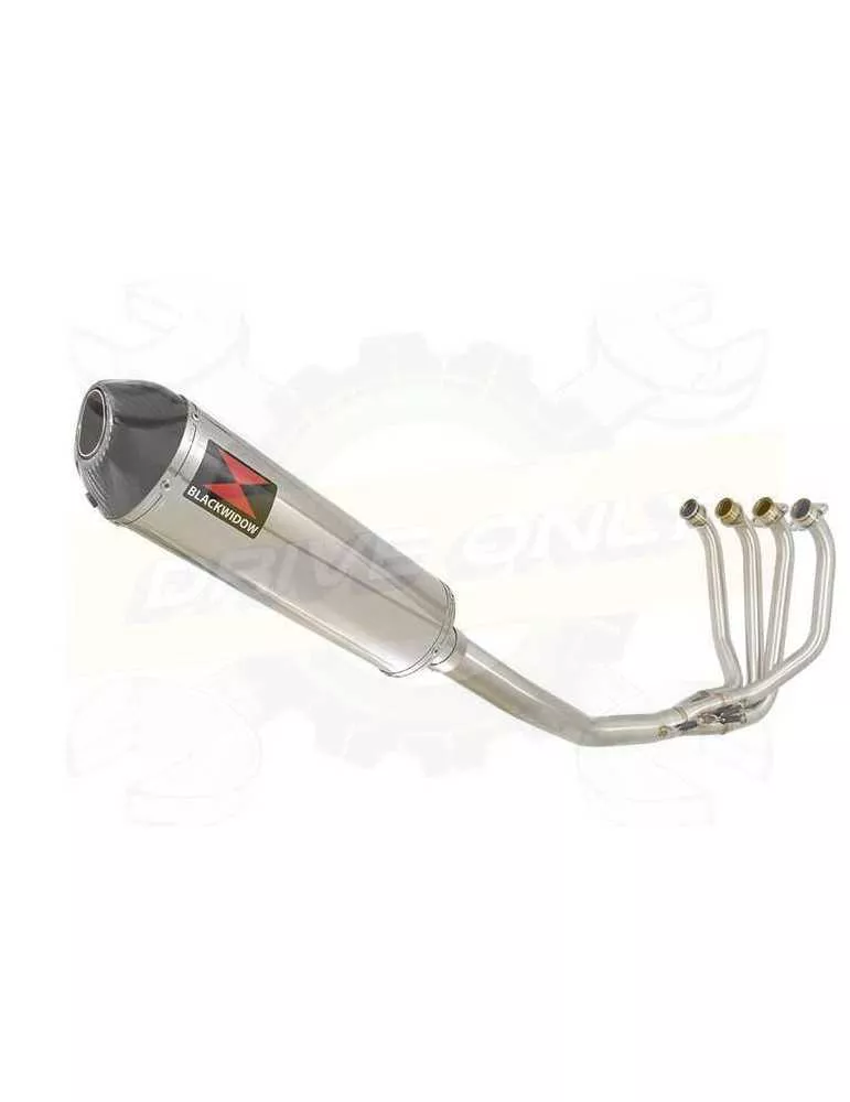 ZRX1100 ZRX 1100 Ligne complètes & Ovale Silencieux En Inox + En Carbone Tip 400mm