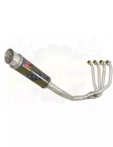 ZRX1100 ZRX 1100 Ligne complètes & Rond GP Style Noir Silencieux En Inox 360mm