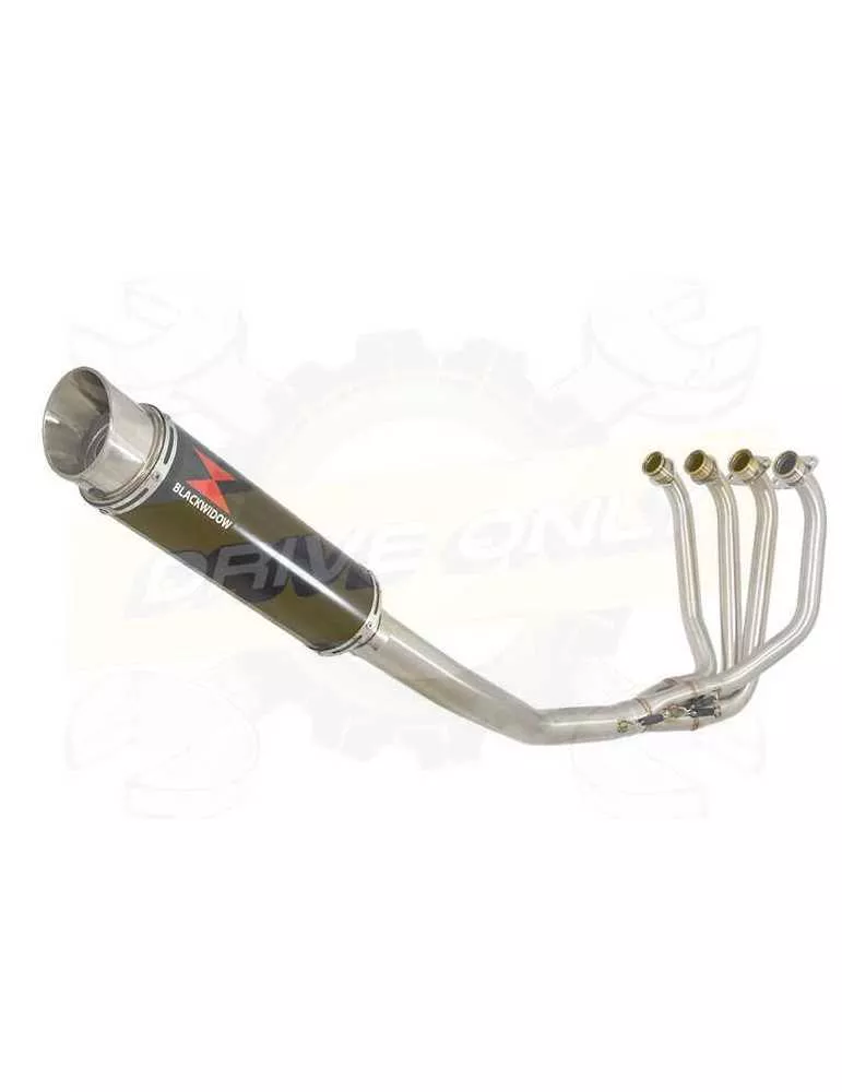 ZRX1100 ZRX 1100 Ligne complètes & Rond GP Style Noir Silencieux En Inox 360mm
