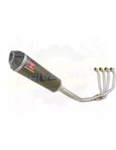 ZRX1100 ZRX 1100 Ligne complètes & Ovale En Carbone Silencieux + En Carbone Tip 400mm