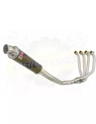 ZRX1100 ZRX 1100 Ligne complètes & Rond En Carbone Silencieux 350mm