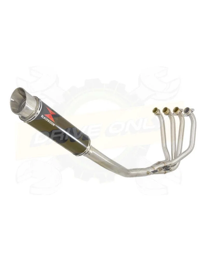 ZRX1200 ZRX 1200 Ligne complète & Silencieux Rond GP Style Noir En Inox 360mm