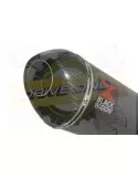 KSR Code X 125 2012-2017 Ligne complète + Silencieux Ovale En Carbone 200mm