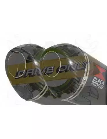 Twin 200mm Oval Carbon Fibre Slip On Silencers with Carbon Fibre Tips