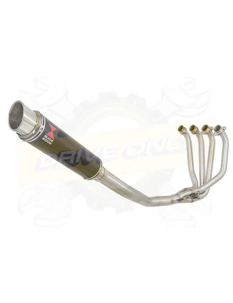 ZRX1200 ZRX 1200 Ligne complète & Silencieux GP Rond En Carbone 350mm