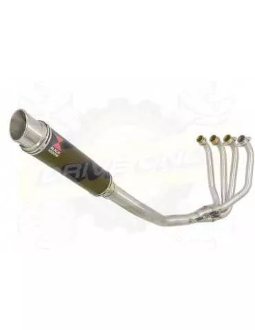 ZRX1200 ZRX 1200 Ligne complète & Silencieux Rond GP Style Noir En Inox 350mm