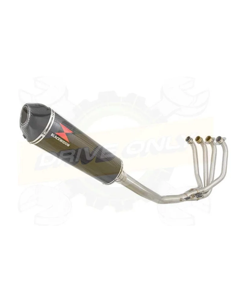 ZRX1200 ZRX 1200 Ligne complète & Silencieux Ovale En Carbone + Canule En Carbone 400mm