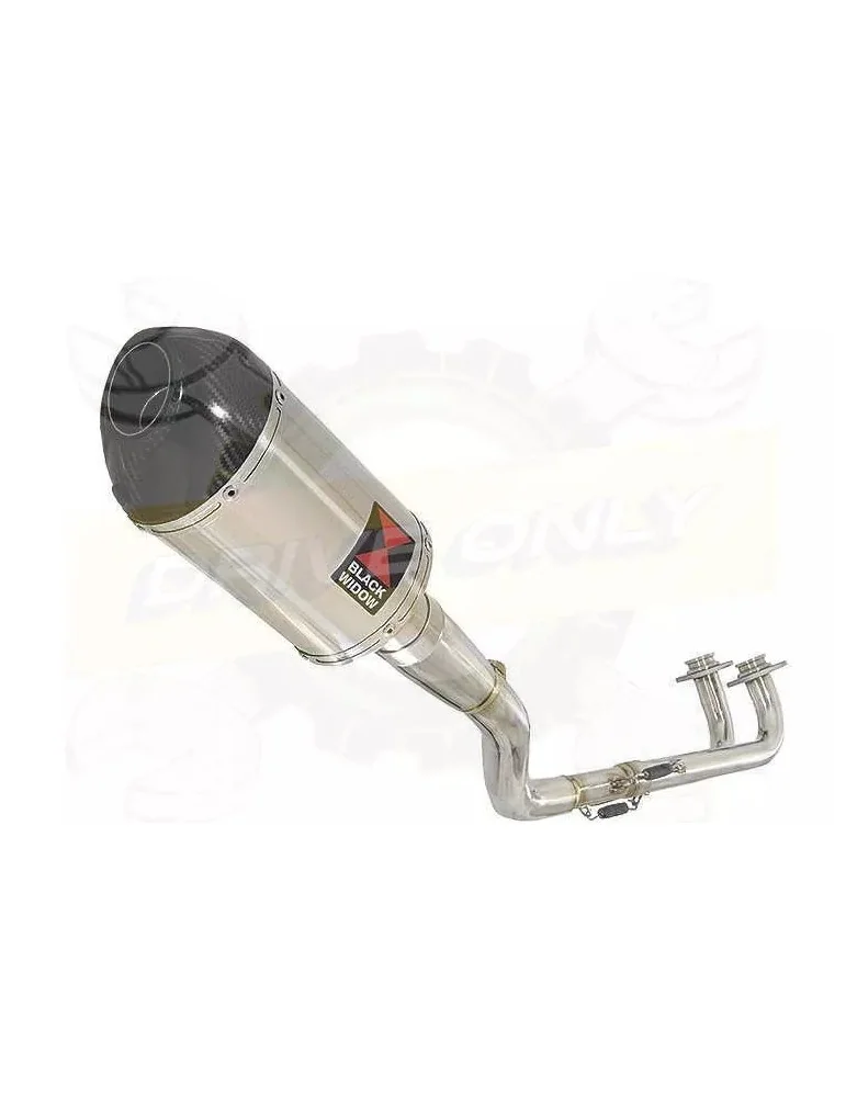 XP 530 TMAX 2012-2016 Ligne complète & Silencieux Ovale En Inox + Canule En Carbone 200mm
