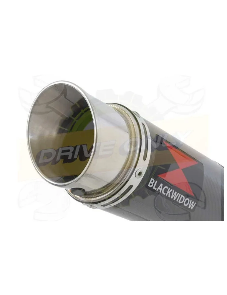 ZX10R ZX10-R E8F E9F E10F 08 09 10 Decata / Tube de raccord & Silencieux Rond En Carbone 200mm