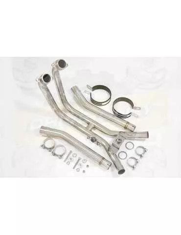 TDM 900 2-2 Ligne complètes & Rond Silencieux En Inox 450mm