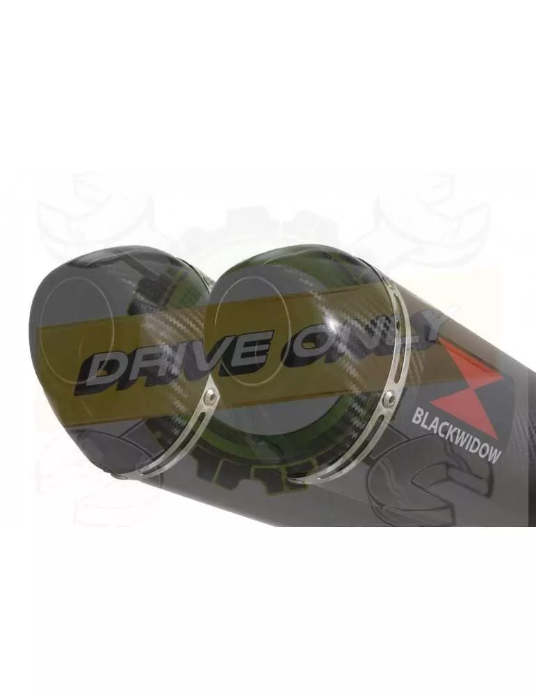 V-MAX 1200 VMAX1200 Ligne complète & Silencieux Ovale En Carbone 400mm