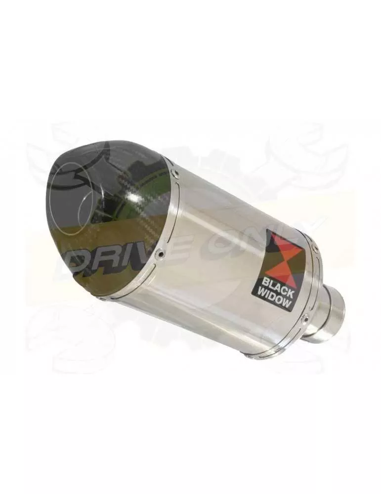 R6 YZF600 2006-2016 Décatalyseur Ligne complètes & Ovale Silencieux En Inox + Carbon Tip 200mm