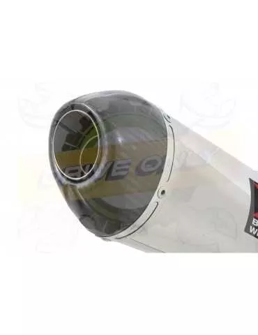 R6 YZF600 2006-2016 Décatalyseur Ligne complètes & Ovale Silencieux En Inox + Carbon Tip 200mm