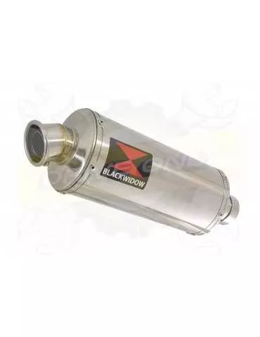 R6 YZF600 2006-2016 Décatalyseur Ligne complète & Silencieux Ovale En Inox 300mm