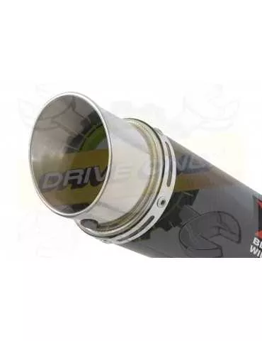 R6 YZF600 2006-2016 Décatalyseur Ligne complètes & Rond En Carbone Silencieux 200mm