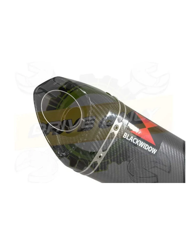 R6 2006-2018 Silencieux Kit & Silencieux Tri Ovale En Carbone 250mm