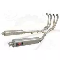 XJR1200 XJR 1200 4-2 Ligne complète & Silencieux Rond En Inox 450mm