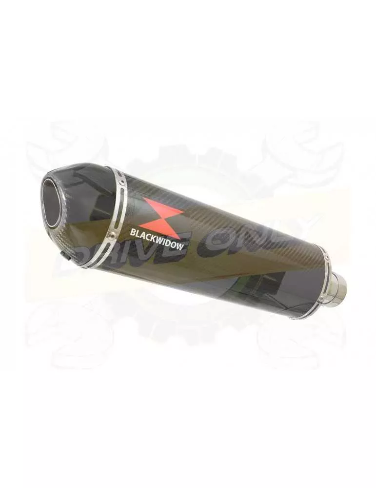 R6 2006-2016 Hi level Silencieux kit & Silencieux Ovale En Carbone 400mm