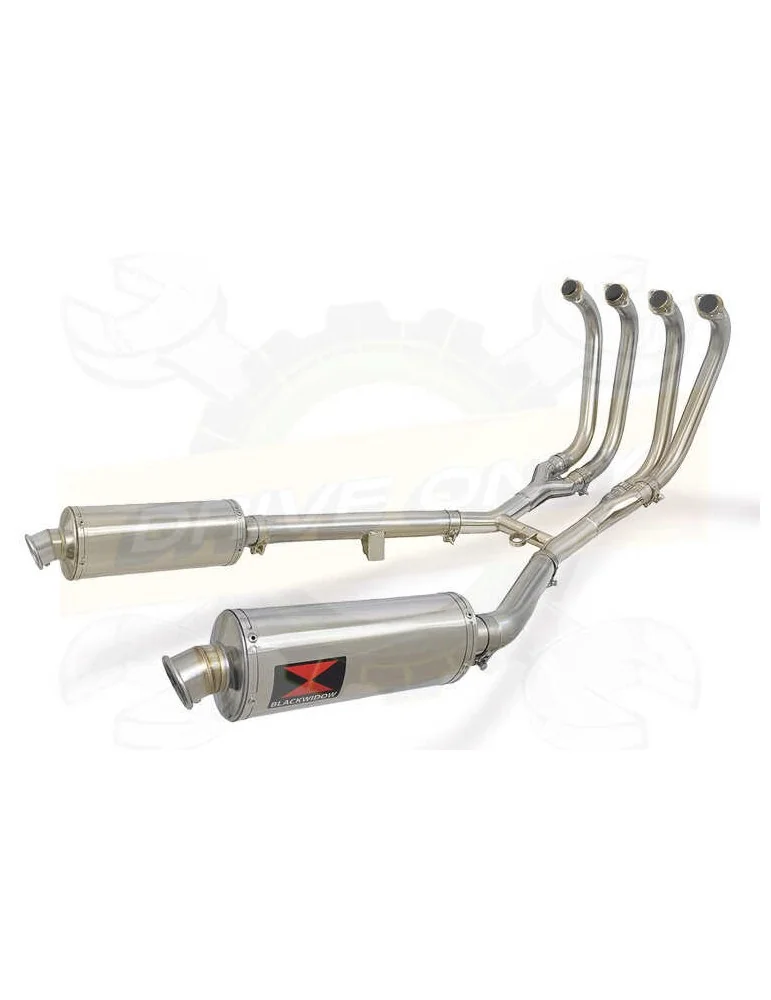 XJR1300 XJR 1300 1998 - 2006 4-2 Ligne complète & Silencieux Ovale En Inox 300mm