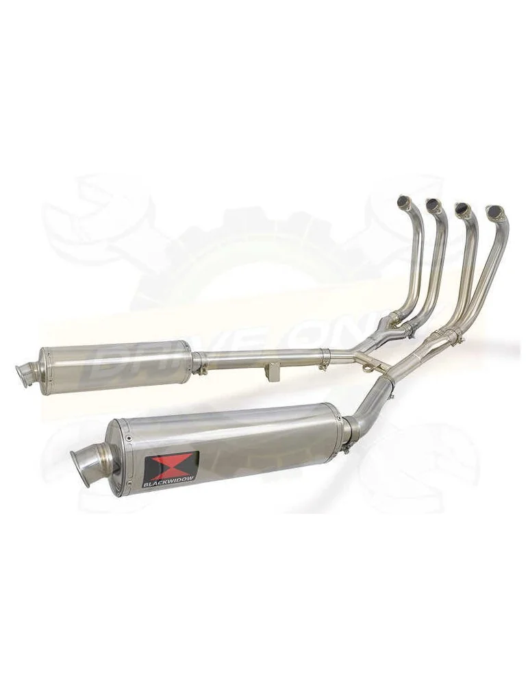 XJR1300 XJR 1300 1998 - 2006 4-2 Ligne complète & Silencieux Ovale En Inox 400mm