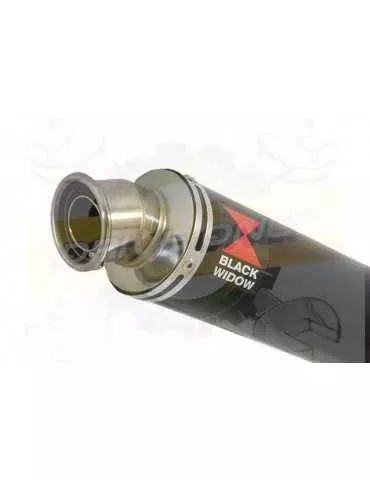 XJR1300 XJR 1300 SP 1998 - 2006 4-1 Ligne complète & Silencieux Rond Noir En Inox 350mm
