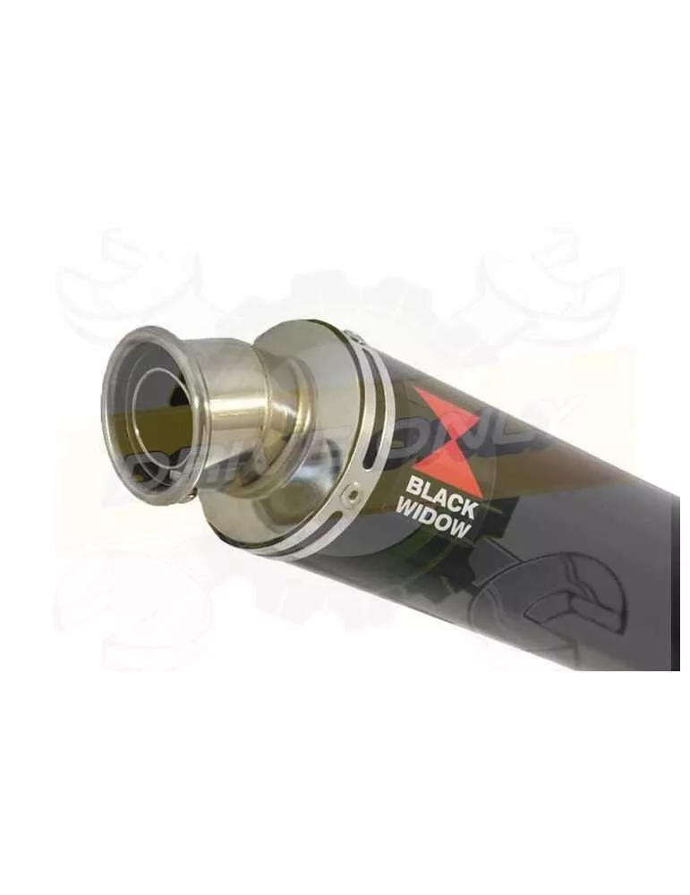 XJR1300 XJR 1300 SP 1998 - 2006 4-1 Ligne complète & Silencieux Rond Noir En Inox 350mm