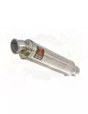 R6 2006-2016 Hi level Silencieux kit & Silencieux Rond En Inox 350mm