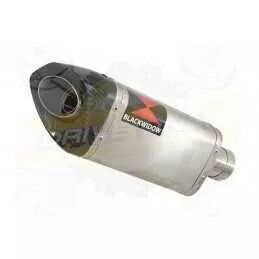 R6 2006-2016 Silencieux Kit & Silencieux Tri Ovale En Inox + Canule en Carbone 250mm