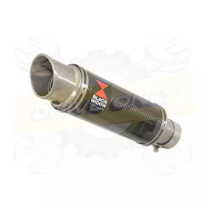 R6 2006-2016 Silencieux kit & Silencieux GP Rond En Carbone + Canule en Titane 230mm