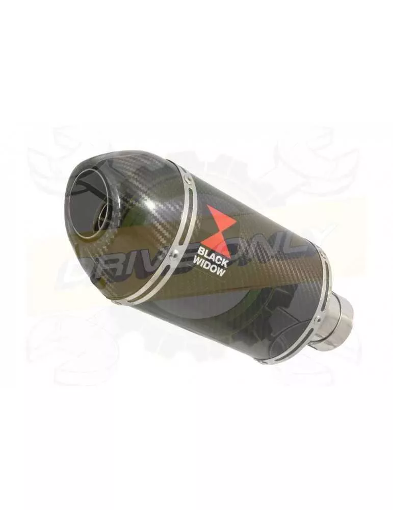 R6 2006-2016 Hi level Silencieux kit & Silencieux Ovale En Carbone 200mm