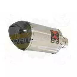 R6 2006-2016 Silencieux Kit &Silencieux Ovale En Inox + Canule en Carbone 200mm