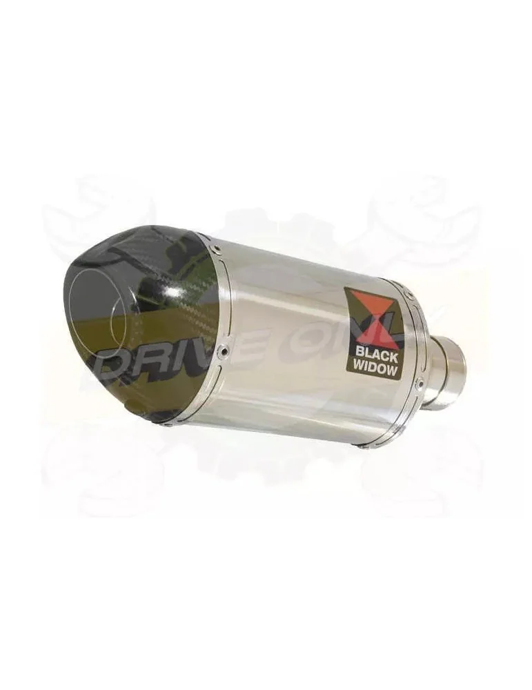 R6 2006-2016 Silencieux Kit &Silencieux Ovale En Inox + Canule en Carbone 200mm