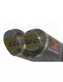 XJR1200 XJR 1200 4-2 Silencieux Kit & Silencieux Ovale En Carbone 300mm