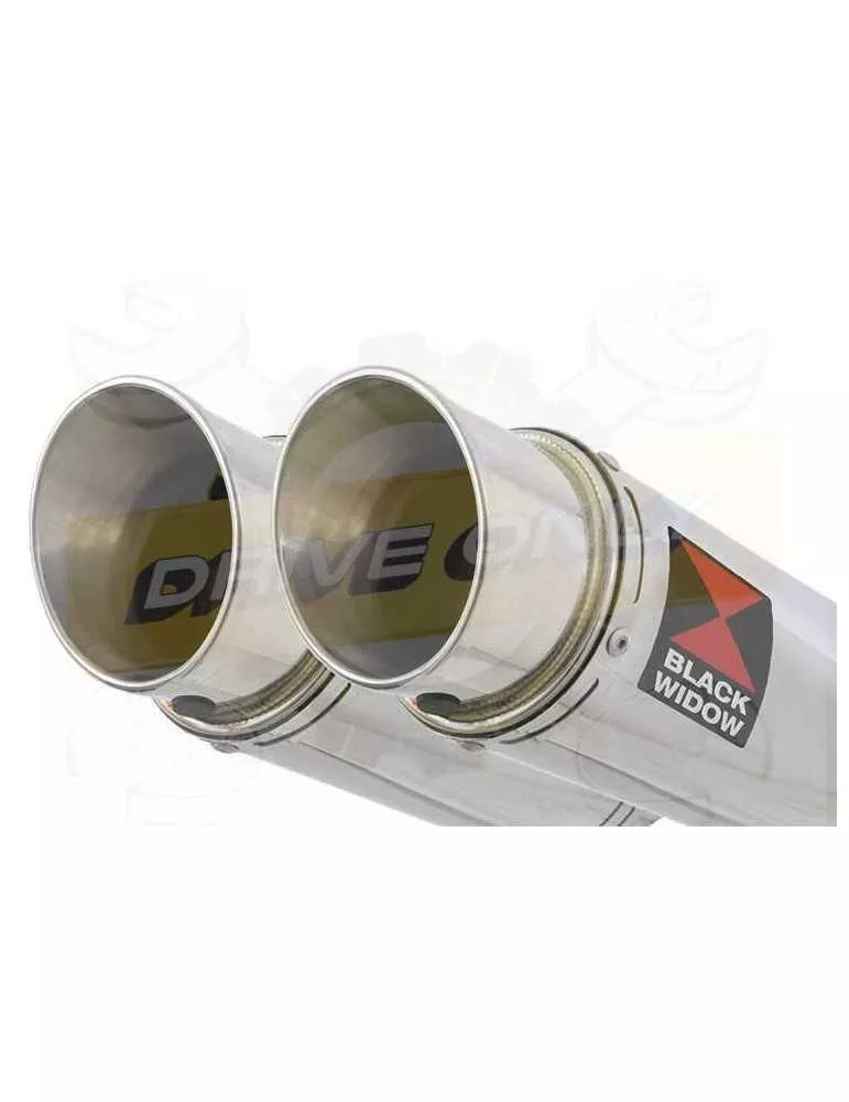 XJR1200 XJR 1200 4-2 Silencieux kit & Silencieux Rond En Inox 200mm