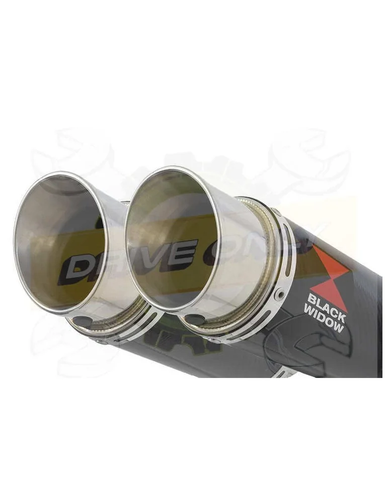 XJR1200 XJR 1200 4-2 Exhaust Silencieux Kit & Rond En Carbone Silencieuxs 200mm