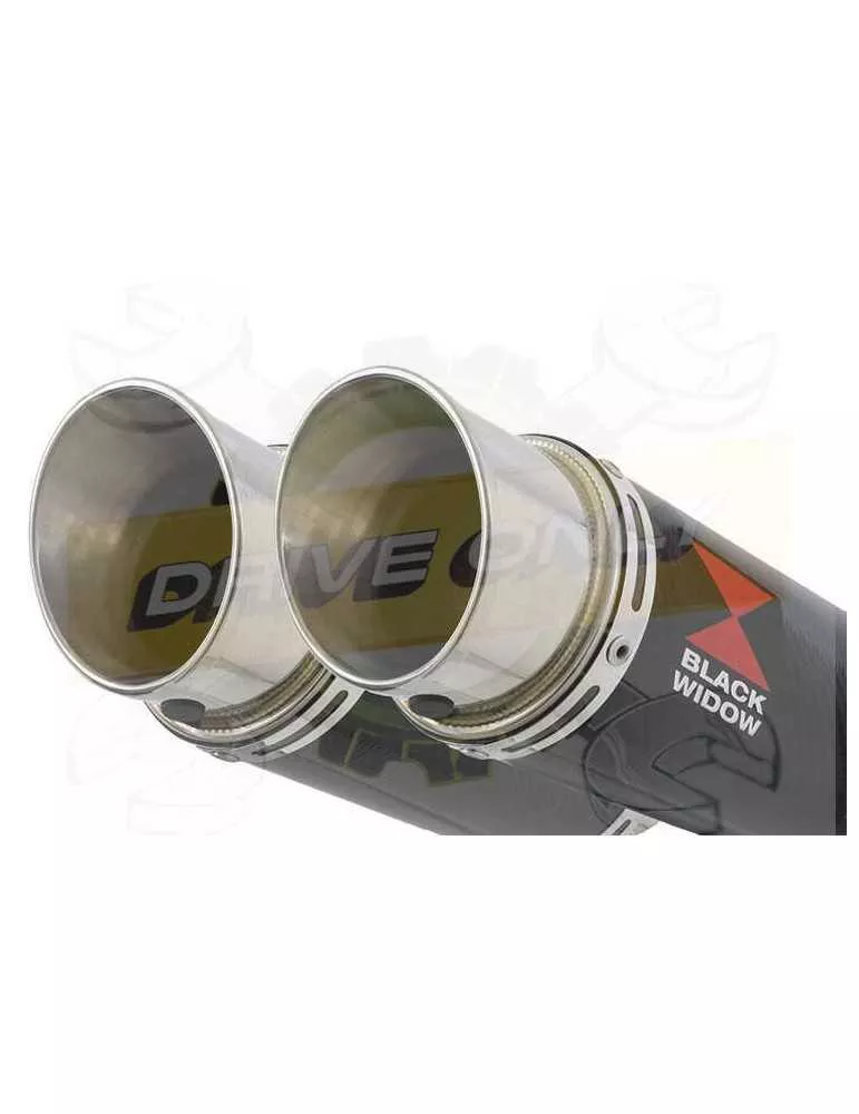 XJR1200 XJR 1200 4-2 Exhaust Silencieux Kit & Rond En Carbone Silencieuxs 200mm