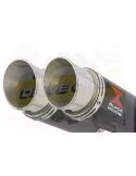 XJR1200 XJR 1200 4-2 Exhaust Silencieux Kit & Rond En Carbone Silencieuxs 200mm